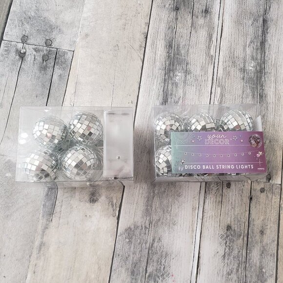 NWT - Your Decor Disco Ball String Lights (set of 2) 10 lights per string - Picture 2 of 4